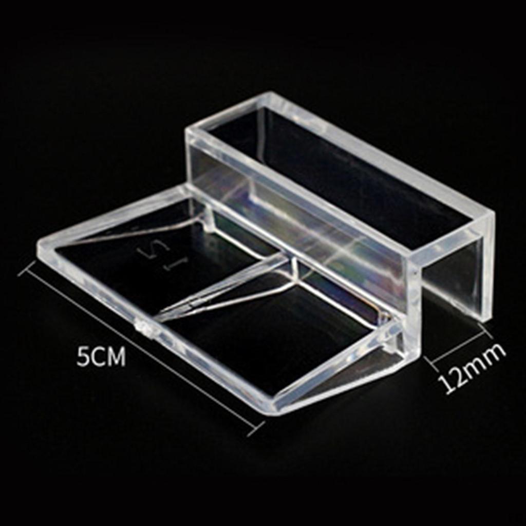 10 klipů na síťku do akvária pro bezpečné skleněné víko