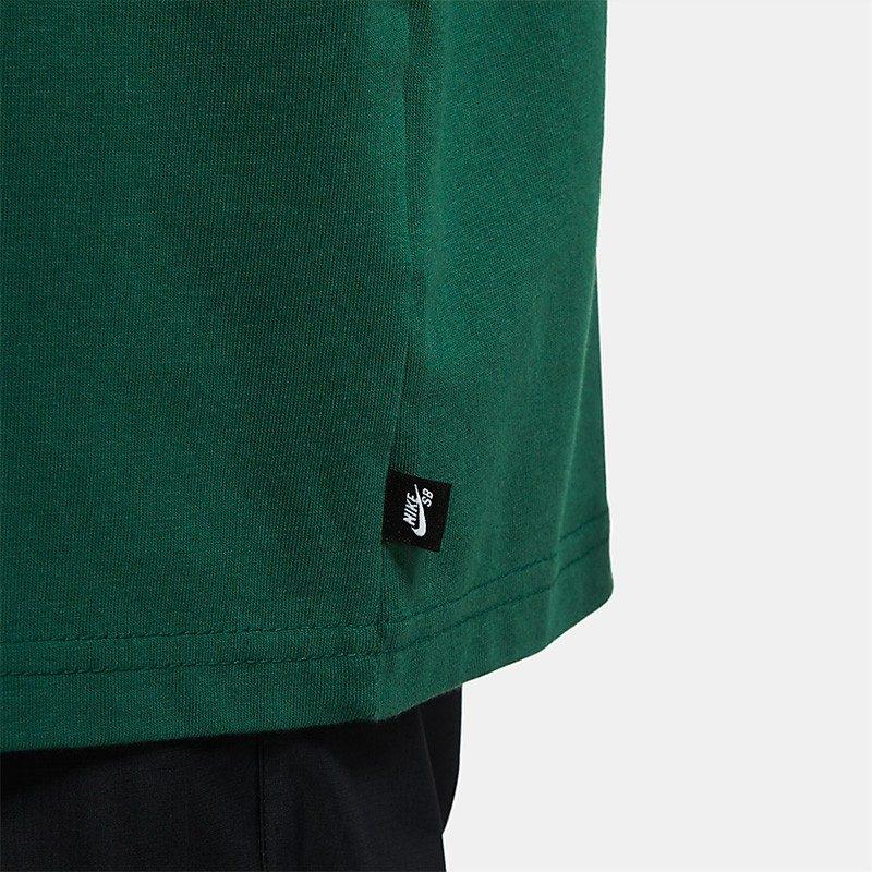 Nike T Shirts Men's Green Crew Neck Moderate DJ1225-341