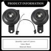 Versatile 2Pcs Universal Electric Vehicle Horn 12V For Toyota Corolla RAV4 Crown Camry Levine Reiz 2019