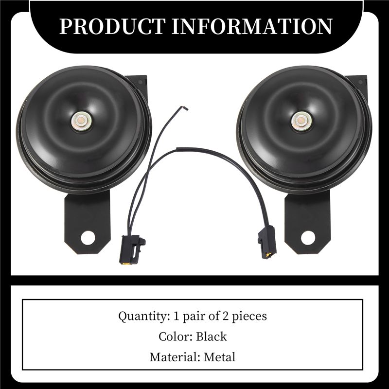 Versatile 2Pcs Universal Electric Vehicle Horn 12V For Toyota Corolla RAV4 Crown Camry Levine Reiz 2019