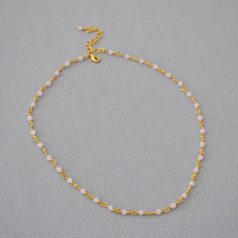 Yang Caiyu French Black Crystal Choker Necklace