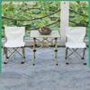 OEING Portable Folding Carbon Steel Table Set