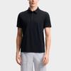 Fila White Simple Versatile Solid Color Cool Touch Polo Shirt Men Tops Black F11M623135FBK