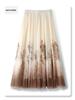 2025 New Ink Painting Midi Skirt for Women: Spring/Summer Slimming Pleated A-Line Umbrella Skirt