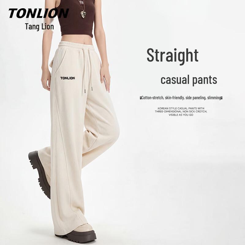 TonLion Women s Straight-Leg Casual Sweatpants M