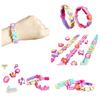 Perlenarmband Mädchen Spielzeug DIY Bastelmaterialpaket Baby Handgemachtes Geschenk Kinder Perlenkette Schmuck Geburtstagsgeschenk