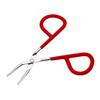 Excellent Scissors Flat Tip Eyebrow Tweezers Clamp Clipper Makeup Removal Tool
