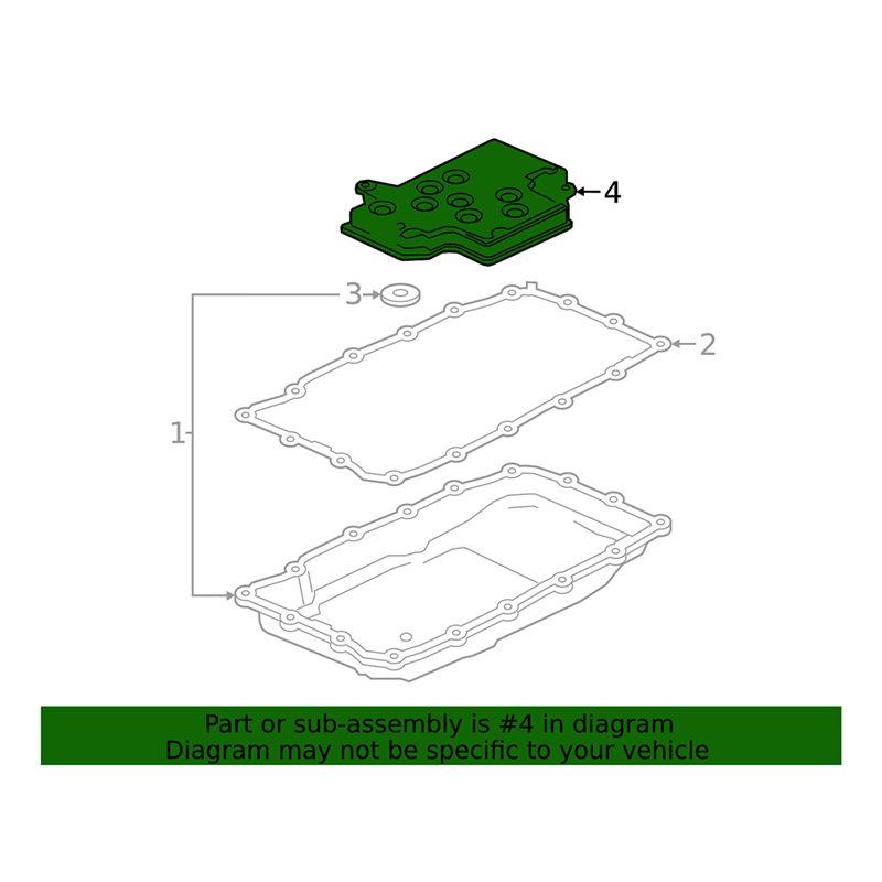24294355 Auto Transmission Fluid Filter 10L80 10L60 For Cadillac CT4 CT5 CT6 GM Sierra Yukon 2019-22 24297886
