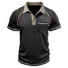 Men's Casual Long SleeveShirts Collared Button Cotton T,Shirt Classic Stylish Golf Shirt With Pocket