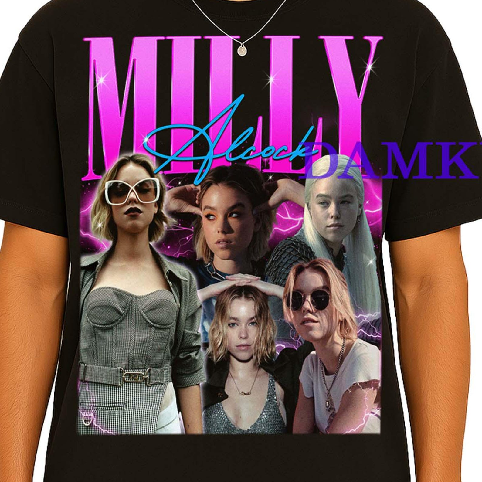 Milly Alcock Shirt, Milly Alcock Retro Fan Tshirt, Milly Alcock Vintage Tees, Milly Alcock T-shirt Gift, Retro Milly Alcock Meme Tees 4XL