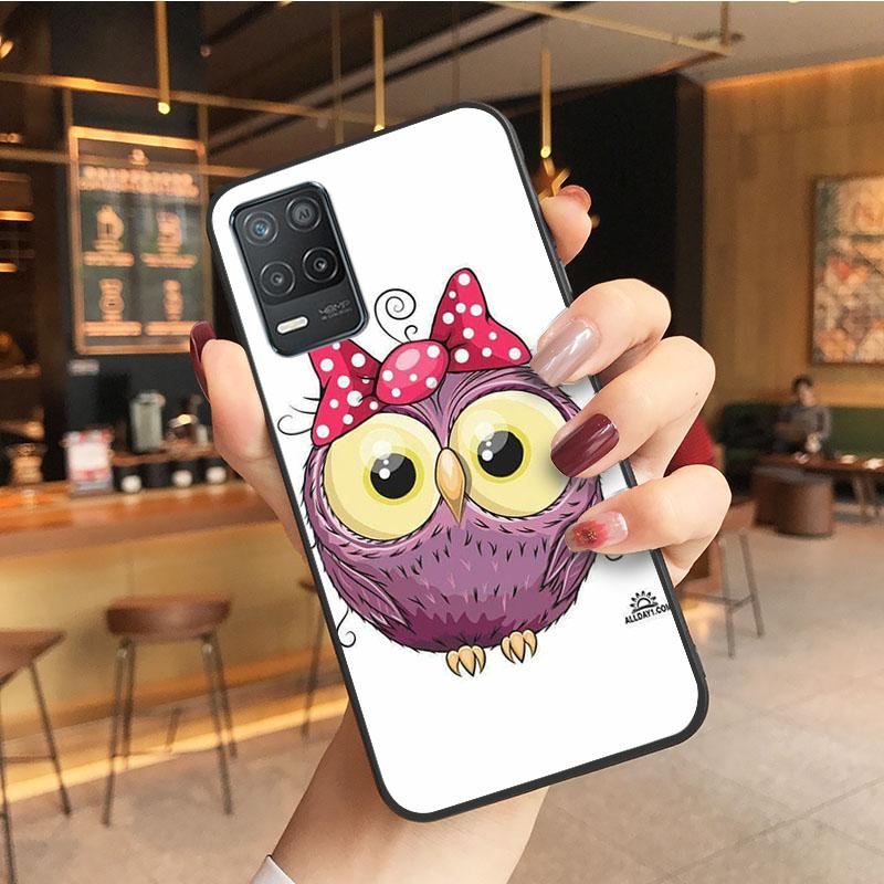 Owl Hearts Lover Phone Case for OPPO Realme GT 2 Pro X2 Pro XT C25S 8 7 6 Pro 6i GT Master C3 C21 C21Y C11 X3 SuperZoom