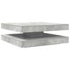 Vidaxl Stolik Kawowy Obrotowy 360 Stopni Betonowy Szary 90X90X34,5 Cm