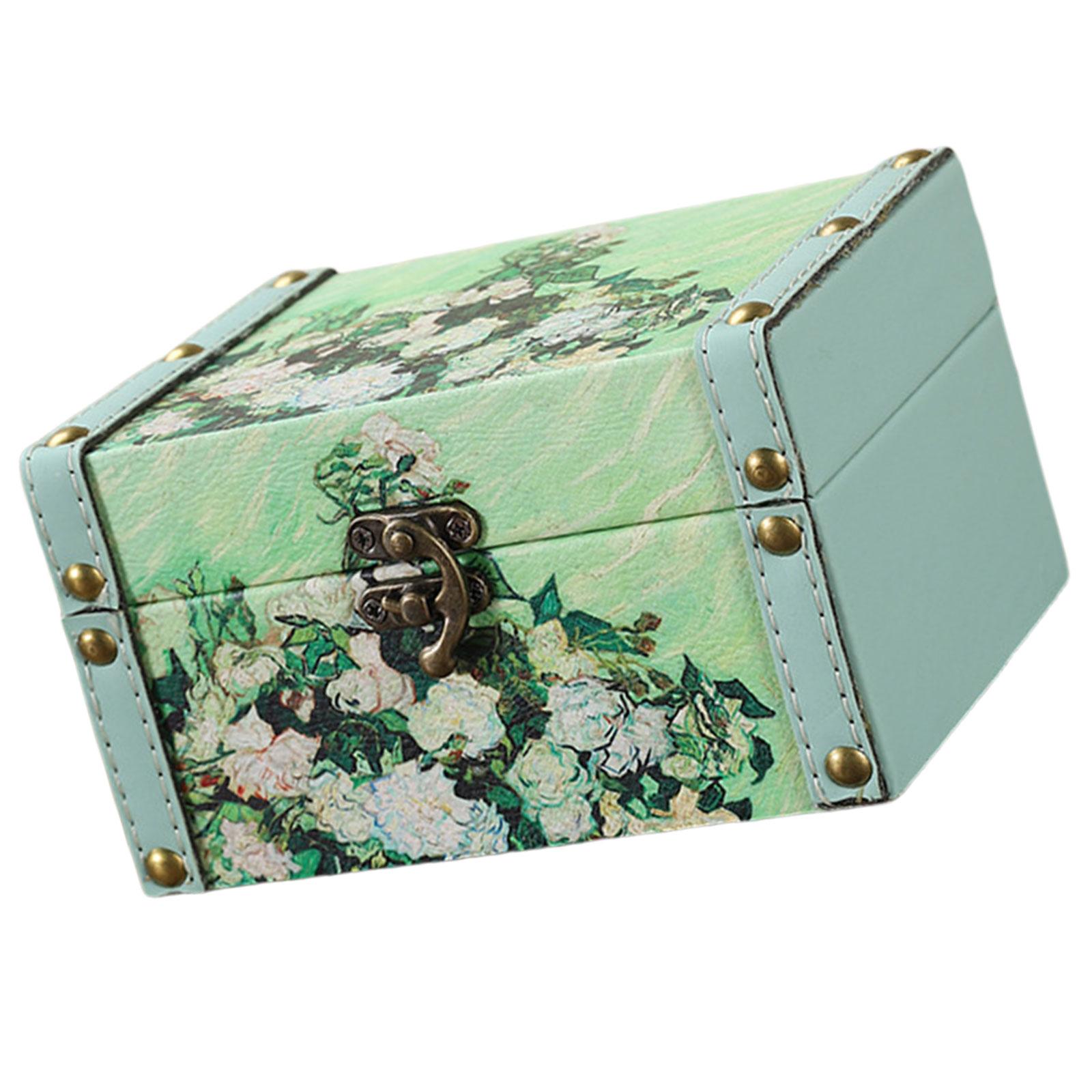 

Элегантные Прочные Деревянные Органайзеры для Ювелирных Изделий Чехол для Хранения Удобный для Путешествий с Несколькими Секциями для Домашних Аксессуаров 3