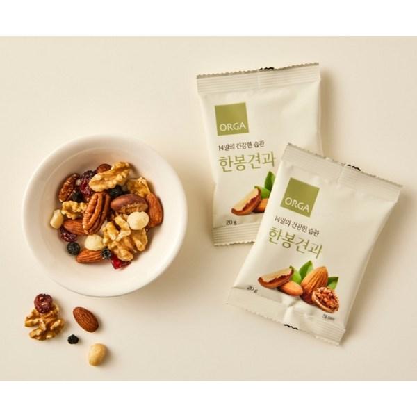 Olga Whole Foods Healthy Habits Hanbong Nuts 14p, 280g, 3 pieces, Korean nuts