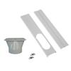 55cm Air Conditioner Window Kit 13-15cm Adjustable Window Seal Plate Set for Portable Air Conditioner