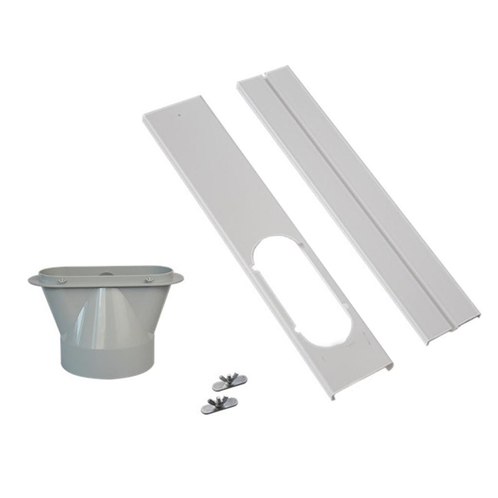 55cm Air Conditioner Window Kit 13-15cm Adjustable Window Seal Plate Set for Portable Air Conditioner