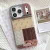 Floral Retro Plaid Phone Case for Apple 17 Pro & iPhone 16 Pro Max, 15 Pro Compatible, Full Coverage