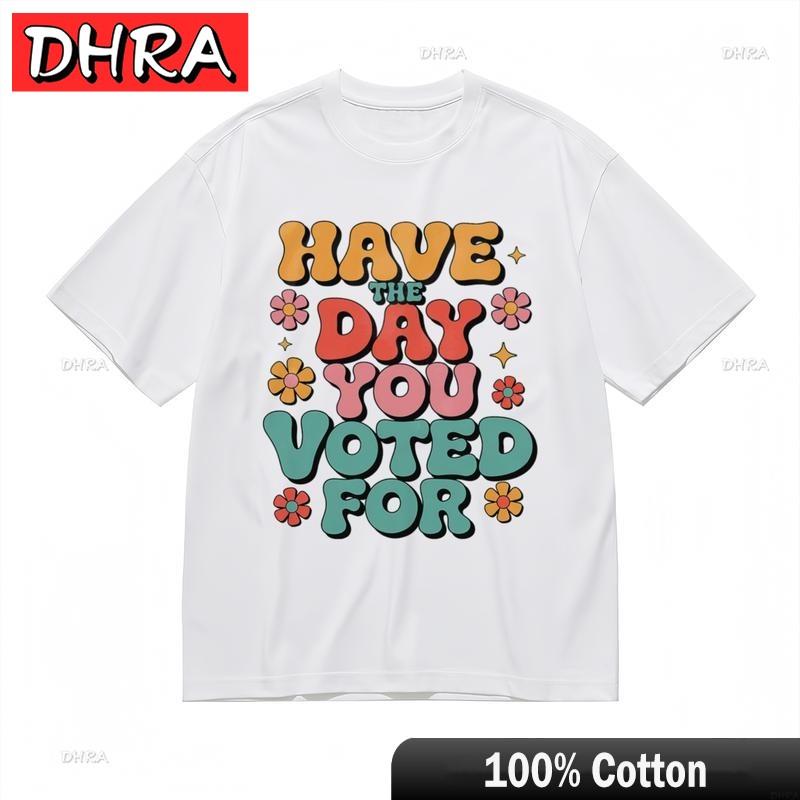 

Unisexs Fashion Slight Stretch Classic TShirt Colorful Choice Slogan Design Tee Streetwear Clothing Tops for Summer Style TShirt S