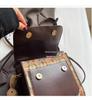 Textured Retro Women's Backpack Purse - 2025 Fashion Single Shoulder Crossbody Bag