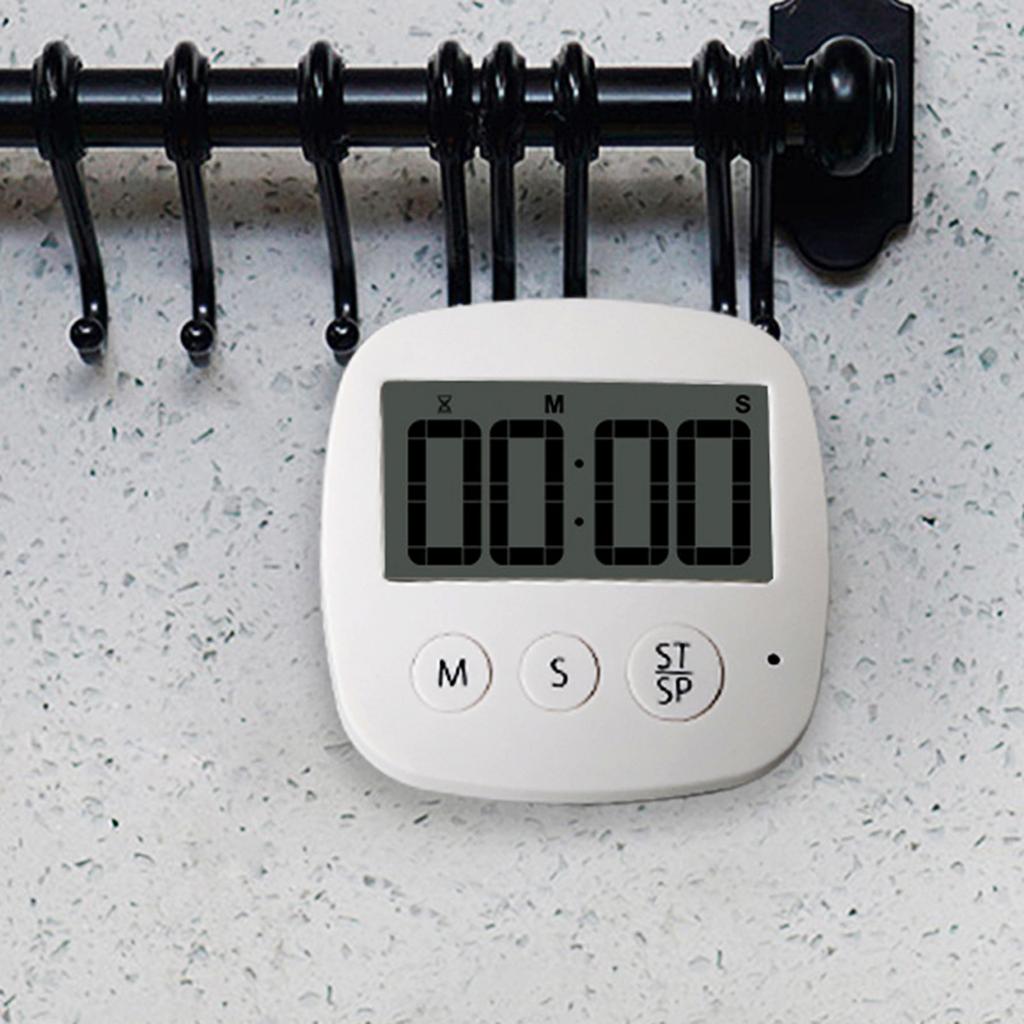 Großer digitaler Küchentimer mit großem Display, magnetischer Rückseite, lautem Alarm und Kochfunktion für Lehrer, Schüler und Spiele
