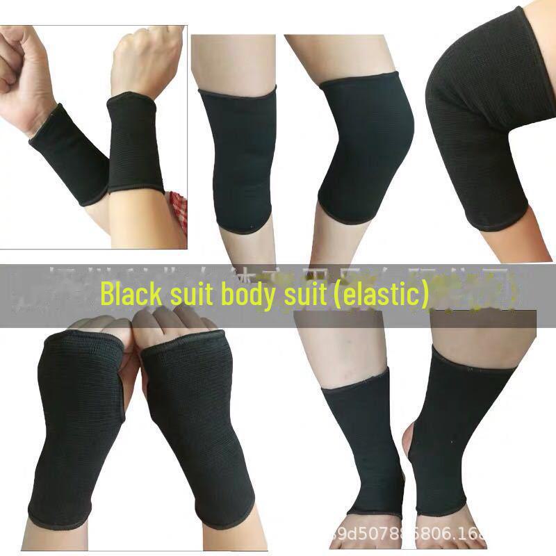 Breathable Sports Protective Gear Set: Includes Knee Pads, Elbow Pads, Wrist Guards, Palm Guards, and Ankle Pads for All-Season Fitness.
