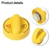 For Dacia Oil Filler Cap Automobile Maintenance Yellow Made Of ABS Material Non-deformation Quick tallation