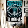 Manchester Crest Emblem Bedding 1 Duvet Cover 2 Pillowcase Without Core Soft And Comfortable Christmas Birthday Gift Bedding Set