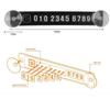 Magnetic Sucker Car Parking Card Temporary Parking Card Temporary Stop Sign Phone Number Card