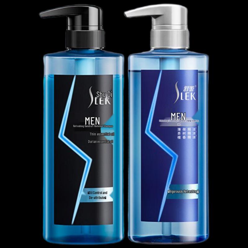 ShuLei Men's Anti-Dandruff & Oil Control Shampoo & Body Wash Set
