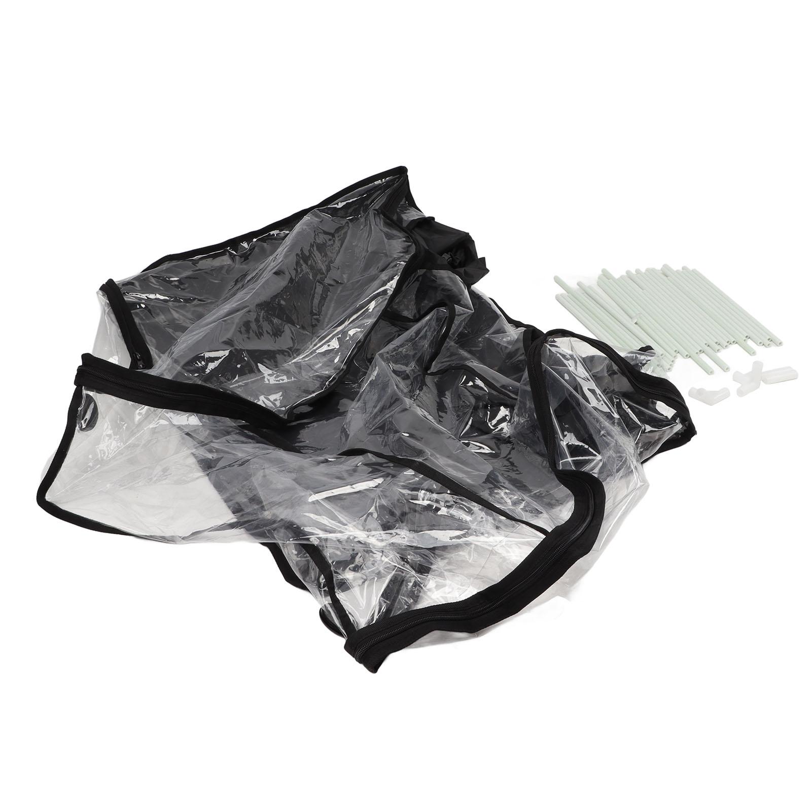 

Still Air Box Kit Mushroom Planting Bag Tent Water Proof Insulation Mycology Growth Fume Hood with Transparent Window
