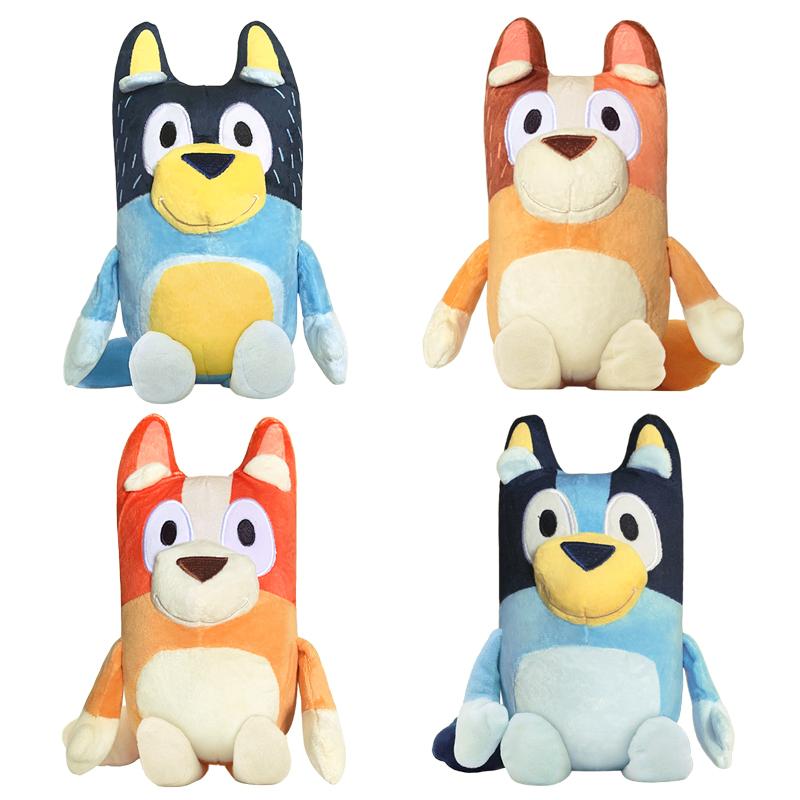 Bluey Bingo Anime Figure Plush Dolls Animation Peripheral Dog Dad Bandit And Mom Chilli 28CM Family Stuffed Toys Kids Gift