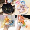 Plush Cat Fish Keychain With Keyring And Cute Cat Design For Gift And Collection