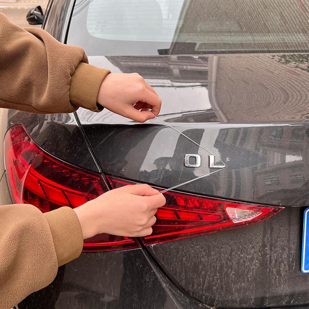 Auto-Emblem-Entferner-Kit Auto-Logo-Plakette Abziehline Aufkleber Kratzfreies Hebelwerkzeug Auto-Folien-Installationswerkzeug