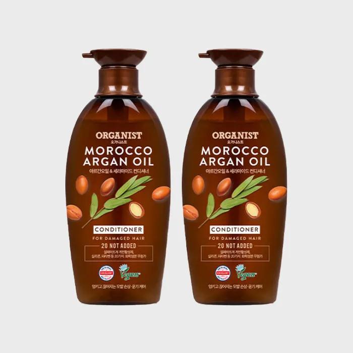 Elastine_Organist Argan Oil Shine Nourishing Conditioner 500ml (Vegan) X 2