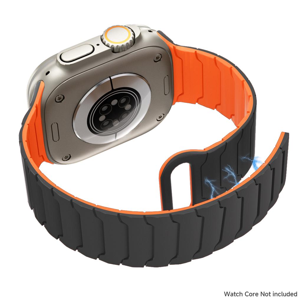 Silicone Magnetic Strap for Apple Watch Band Ultra 3 49mm Series 11 46mm 9/8/7 45 41mm Sport Bracelet IWatch 6 5 4 SE3 44mm 40mm