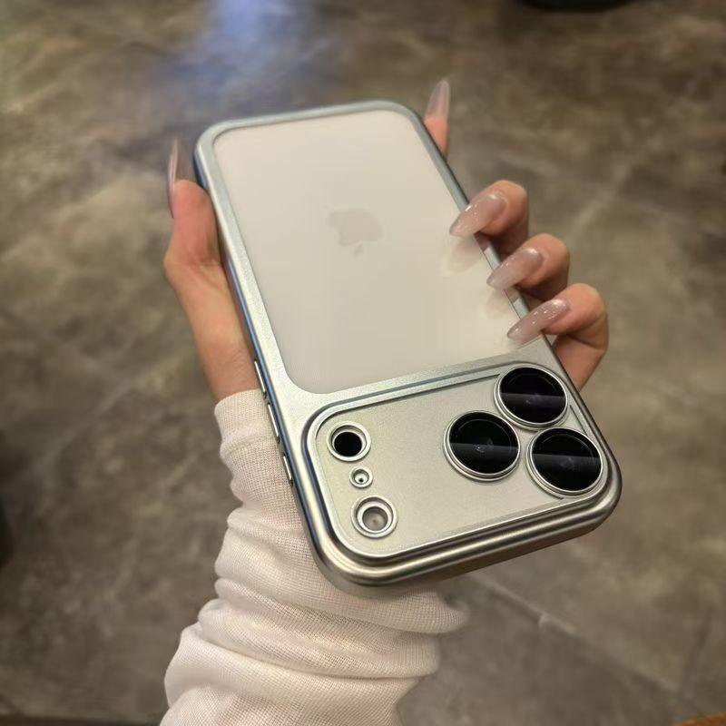 

Official Cosmic Orange Translucent Phone Case For For Iphone 17 16 15 14 13 Pro Max 16Pro 17Pro Frosted Bumper Lens Protect Cover iPhone17 Pro Max