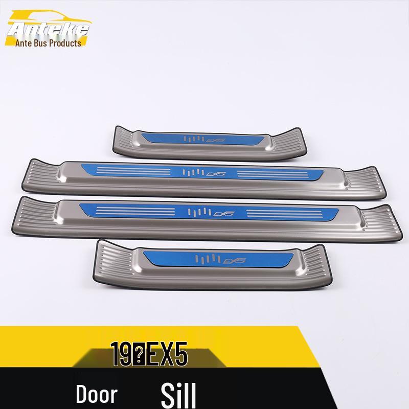 19 EX5 Door Sill & Bumper Trim Scuff Bright Decoration Strip
