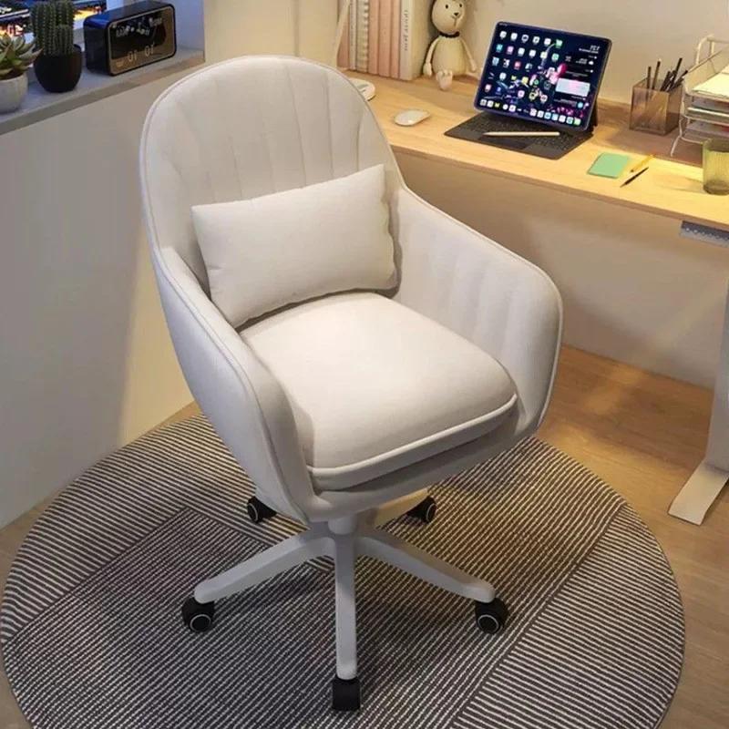 Home Office Chair Computer Chair with Mid-Back Upholstered Modern Tufted Computer Task Chair Swivel Height Adjustable Velvet