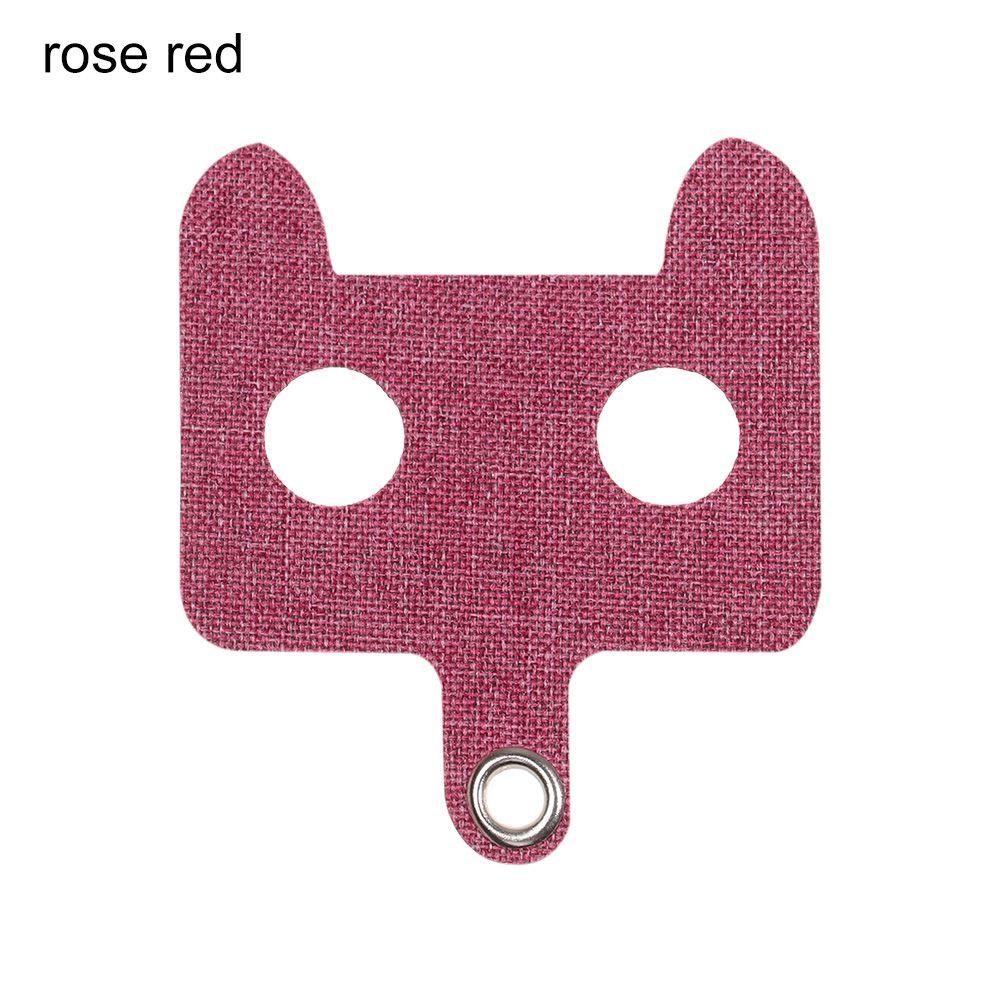 

DIY Phone Safety Tether Gasket Nylon Strap Mobile Phone Lanyard Patch Neck Cord розы красного