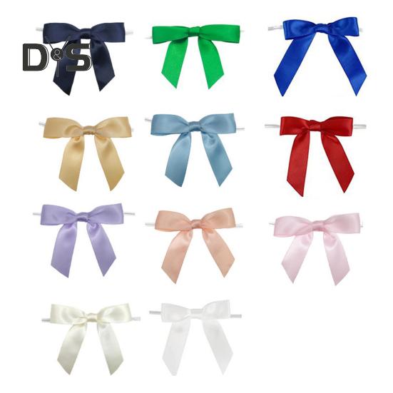 30 Peças Mini Laços de Fita Pequenos Laços de Cetim para Costura Embalagem de Padaria Scrapbook Confecção de Cartões Decoração de Natal Casamento Festa de Aniversário