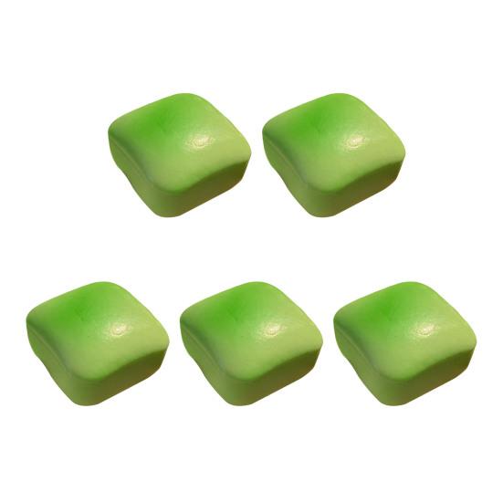 5Pcs Mini Toast Soft Slow Rise Stress Relief Toy Realistic Bread Butter Design Sensory Fidget Gift for Kids And Adults