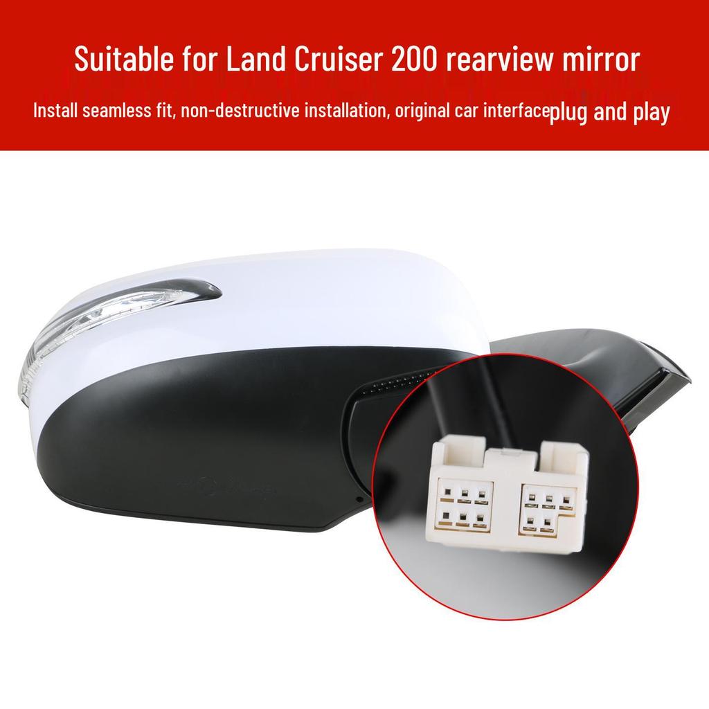 Rearview Mirror Assembly for 2012-2018 Toyota Land Cruiser 200 - Left & Right Side