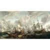 Vintage Oil Painting Poster The Battle of Trafalgar Painting Wall Art Prints Canvas Painting for Gallery Home Living Room Decor