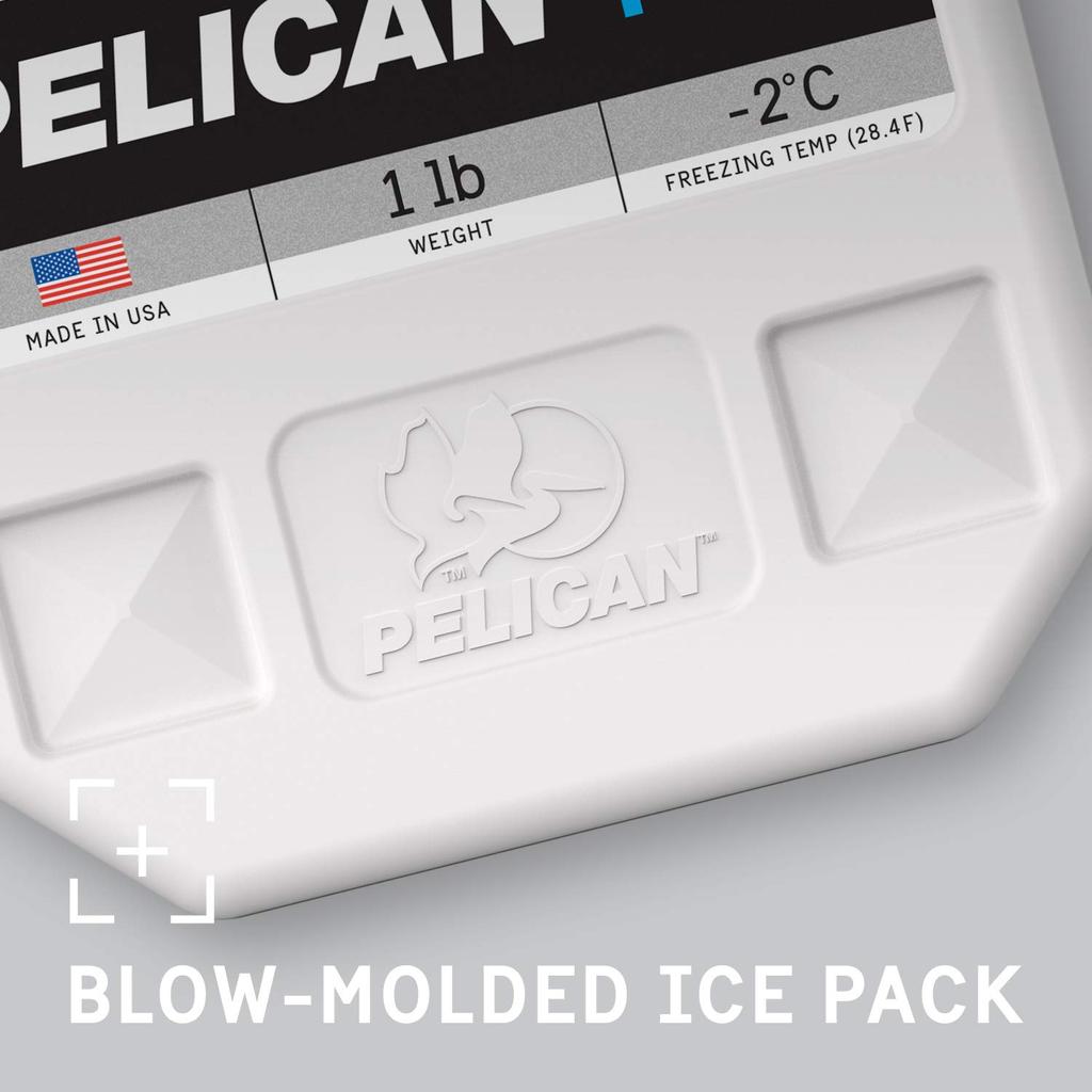 Pelican Cooler 1 Lb Ice Pack (White) PI-1lb-BLU