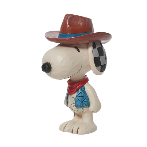 JIM SHORE Snoopy Cowboy Mini 6013038