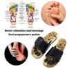 1 paar massagestenen schoenen milieuvriendelijke lichtgewicht boogpijnverlichting acupressuur massage slippers voor mannen vrouwen