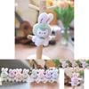 Adorable Plush Bunny Keychain Cute Rabbit Bag Charm Soft Stuffed Animal Doll