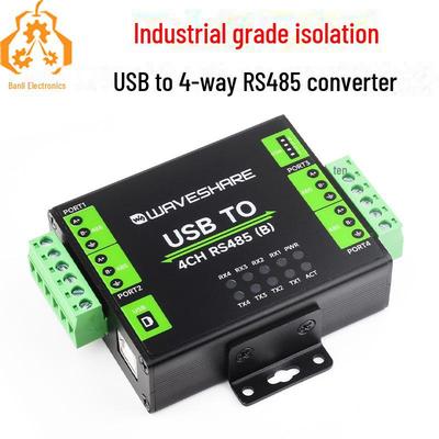 Industrial USB To 4-Port RS485 Converter - CH344L