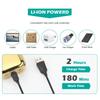 2026 VGR V-350 Men's Shaver Convenient Shaver Intelligent LED Digital Hair Trimming Dual-Head Shaver Metal Body Electric Rechargeable Shaver