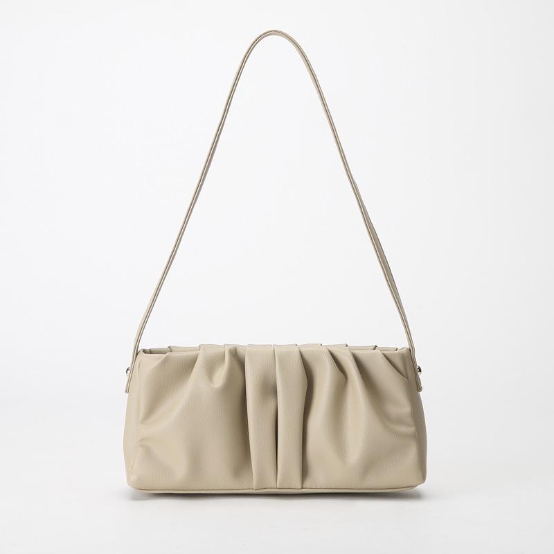 

Облачная сумка премиальной текстуры, портативная сумка под мышкой, нишевая модель, плиссированная сумка из коровьей кожи, oem 24x7x12